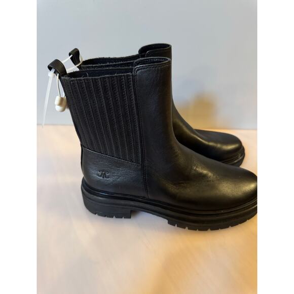 Johnston & Murphy Gianna Black Leather Boots - Size 8 - Picture 5 of 8